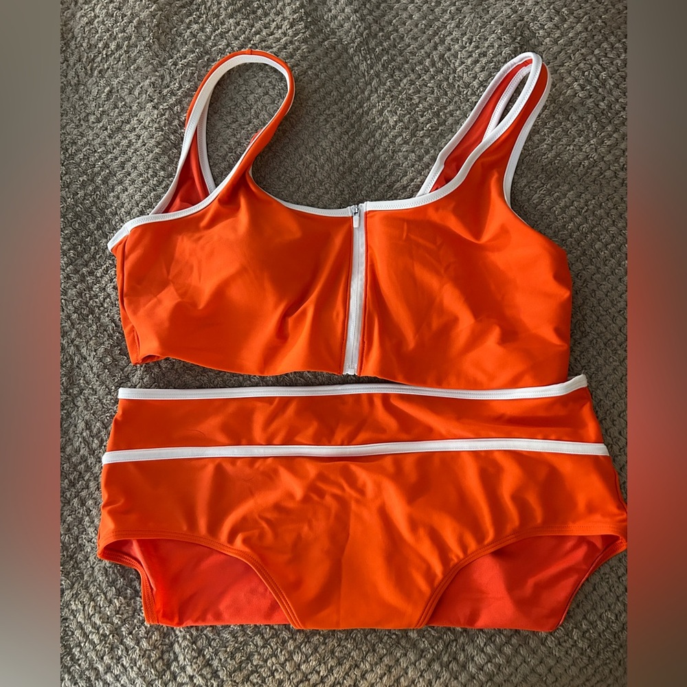 Orange bikini